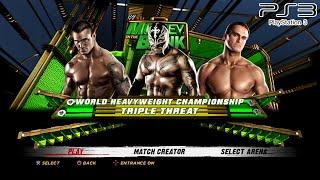 WWE '12 PS3 - Rey Mysterio VS Randy Orton VS Drew McIntyre - Triple Threat [2K][mClassi
