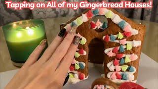 ASMR My Gingerbread Houses!! * Tapping & Scratching * No Talking * Compilation * ASMRVilla