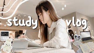 STUDY VLOG˙⋆ psychology finals, note-taking, study cafes in kl, study tips