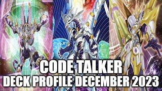 CODE TALKER DECK PROFILE (DECEMBER 2023) YUGIOH!