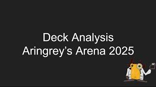 Chaos Galaxy TCG | Aringrey's Arena 2025 Analysis