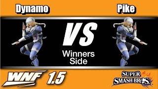 WNF 1.5 - Dynamo (Sheik) Vs. Pike (Sheik) Winners Side - Smash Wii U