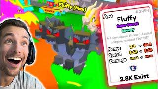 BEST PET IN THE GAME! Level 60 FLUFFY with A++ (Battle Pets TD on ROBLOX)