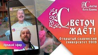Прямой эфир с доктором Синельниковым. Приглашаем в Светоч на Открытый славянский университет 2019
