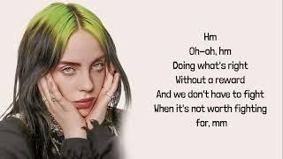 Billie Eilish - THE GREATEST lyrics