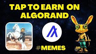 Tap to earn game built on Algorand: DALGO & Polkagold