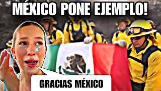 GRINGOS lloran de Agradecimiento con MÉXICO | BOMBEROS MEXICANOS en USA 