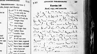 Shorthand Dictation of exercise 149 |dictation of special contractions |Shorthand Club