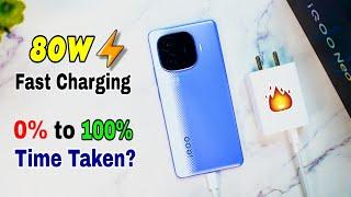 iQOO Neo 10R Charging Test | iqoo neo 10r Battery charging test 0 to 100% time ?