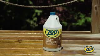 Zep Wood Deck and Fence Pressure Wash Cleaner Concentrate