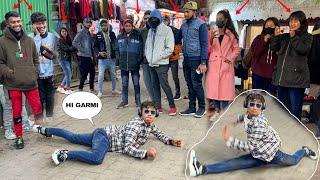 Pushpa - Srivalli Dance In Public | Part 3 Darjeeling Public Epic Reaction  Allu Arjun,Rock Lama