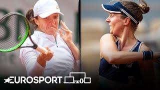 Iga Swiatek vs Nadia Podoroska | Roland Garros 2020 | Semi-Final Highlights | Eurosport
