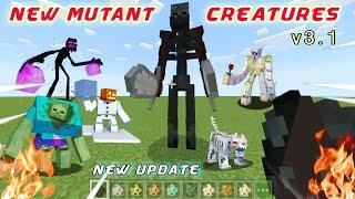 NEW Mutant Creatures ADDON *V3.1" in Minecraft PE  (Minecraft Mod Showcase | 1.18+)