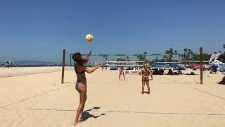Tatum & Malina - Long Beach - Tour Stop #9 Girls U16 - Game 3