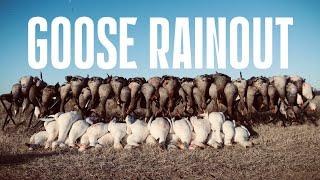 EVERY GOOSE HUNTERS DREAM! - RAINOUT GOOSE LIMITS IN LATE SEASON! (70+ birds)