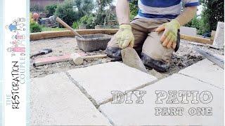 Laying a Natural Stone Patio - DIY - PART 1