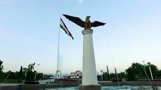 Боги Парчами Милли  The park of National Flag  Tajikistan