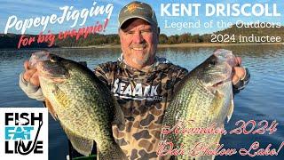 Pop Eye Jigging with Legends of the Outdoors Kent Driscoll Fish Eat Live