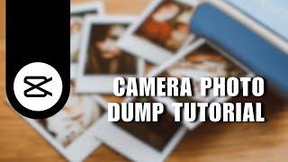  INSIGHTS: CapCut edit: Camera Photo Dump Tutorial | Tongbos Tutorials | How To