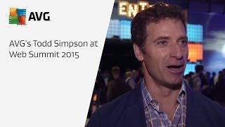 AVG's Todd Simpson at Web Summit 2015