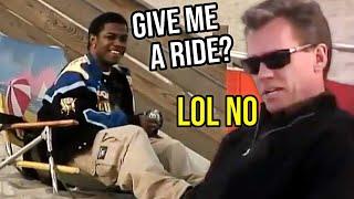 Predator Asks Chris Hansen For A Ride Home