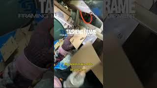 40-56pcs/min, picture frame turnning spring clips automatic install machine, how to make photo frame