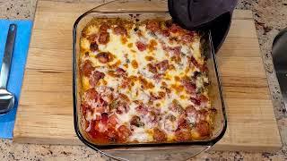 Hotdog Casserole - Quick Meal Idea