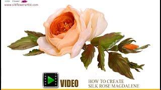 How no make silk flowers - video tutorial