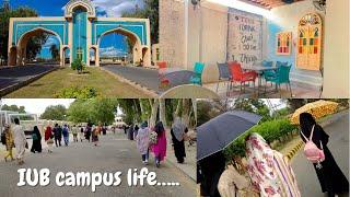 IUB campus life - Rainy day in university - fabiha vlogs