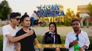 LIGHT CAMERA ACTION at SHOOTING | KO HOLA BTS VIDEO | ARJUN MAGAR