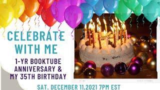 Celebrate My Birthday & BookTube Anniversary With Me