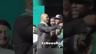 Mike Tyson Almost Punches Floyd Mayweather