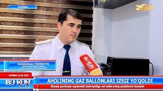 Aholining gaz ballonlari izsiz yoʻqoldi (Andijon)