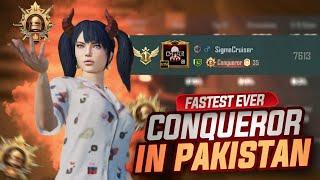 Wow!! Fastest Conqueror in MiddleEast Lobbies on Live Stream | Cruiserop | PubgMobile