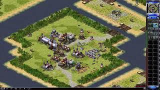 Red Alert 2 - Teamed Islands (1v7)AI + SW