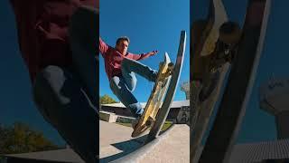 Skating this sketchy pole #gopro #hero11black #crazy #skate #slowmotion