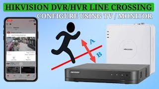 Line Crossing Event Alerts on Hikvision DVR/HVR notification send to Hik-Connect App