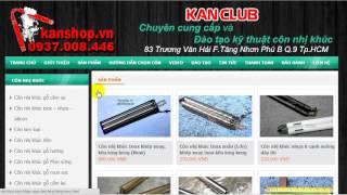 Cách xem thông số: giá, kích thước, cân nặng côn nhị khúc của KANSHOP | 0937008446