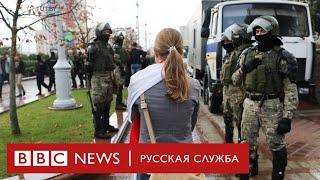 Задержания журналистов и протестующих в Минске