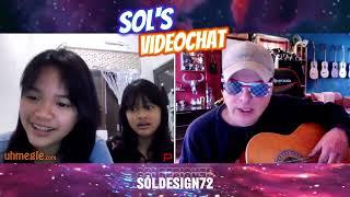 Sol's videochat - having fun playing guitar on Omegle