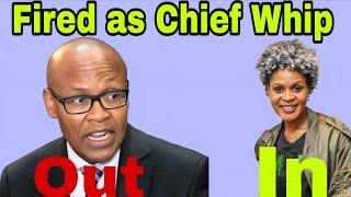 MK Party has Fired Mzwanele Manyi as Chief Whip in Parliament.