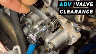 Honda ADV 150 - Valve Clearance / Adjustment | Mitch's Scooter Stuff