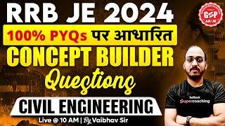 RRB JE | RRB JE 2024 Civil Engineering | RRB JE 2024 Civil Engineering Classes by Vaibhav Sir