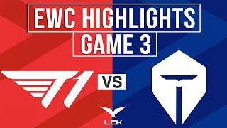 T1 vs TES Highlights Game 3 | EWC 2024 Grand Final | T1 vs TOP ESPORTS