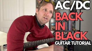 Back in Black by AC/DC Guitar Tutorial - Guitar Lessons with Stuart!