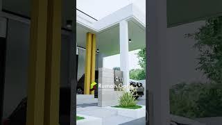 Desain rumah idaman minimalis 9x11 meter 3 kamar tidur | simple house design