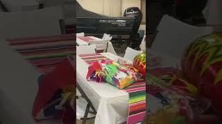 These table runners really added a pop of color to my son’s first fiesta! #colorful #fiesta #amazon