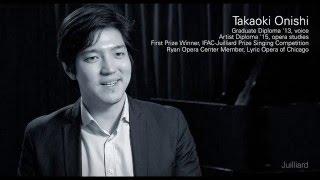 Juilliard Snapshot: Takaoki Onishi