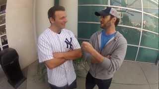 Actor/Comedian Josh Wolf Supporting Eddie Mata for the MLB FanCave