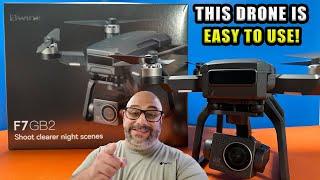 THIS DRONE IS EASY TO USE!!!! Bwine F7GB2 with 4K Ultra HD Camera